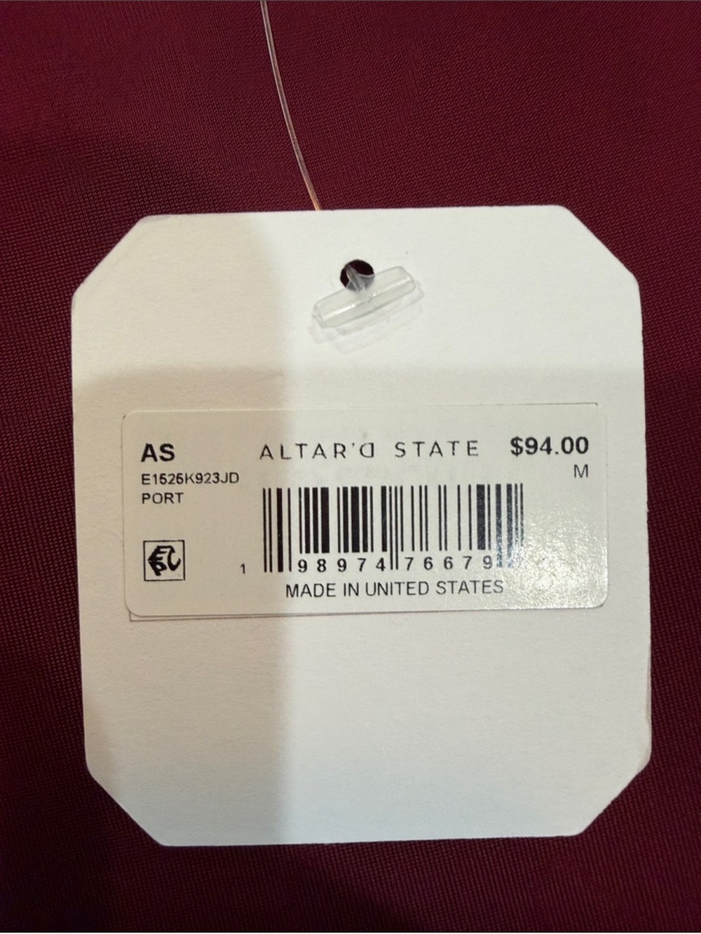Altar'd State Sleeveless Burgundy Maxi Dress with Side Slit - Picture 6 of 7